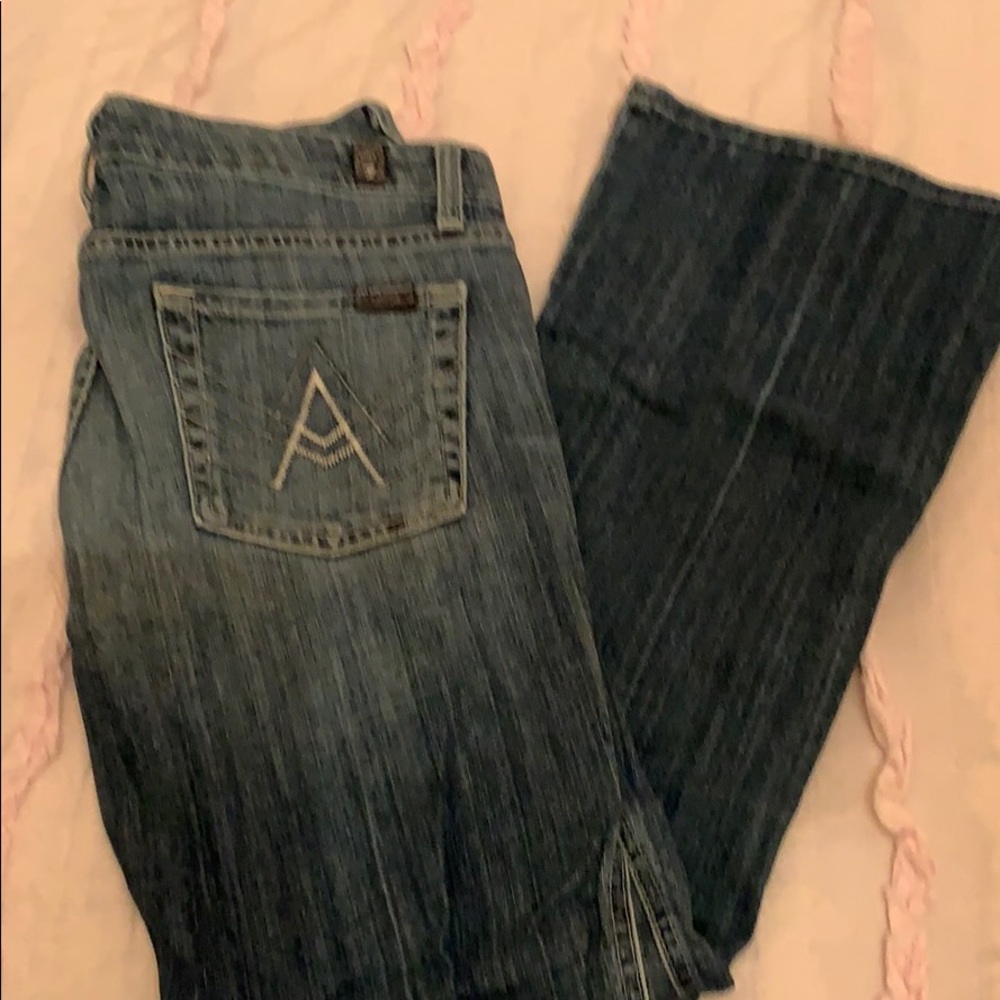 7 for all mankind FLARE leg jeans.